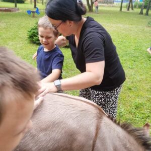 Hippotherapie und Onotherapie